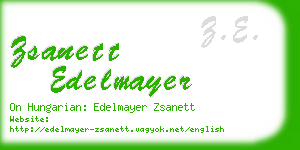 zsanett edelmayer business card